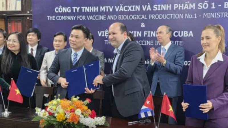 Cuba and Vietnam sign contract for...