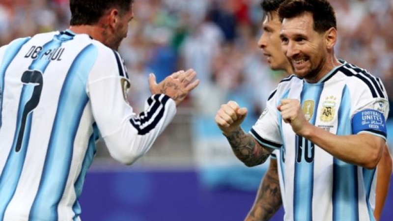 With a Messi hat trick, Argentina asserts its dominance in the World Cup